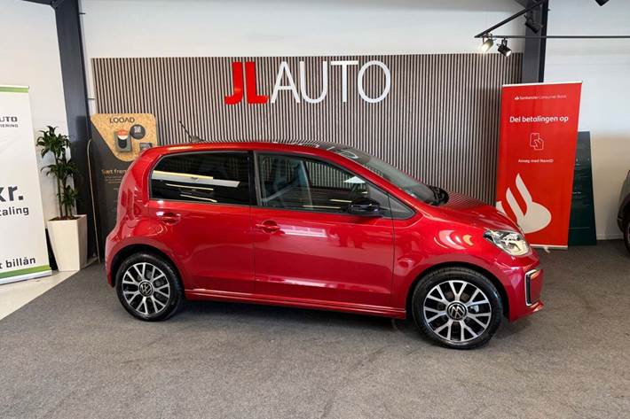 Rød VW E-UP! fra 2024