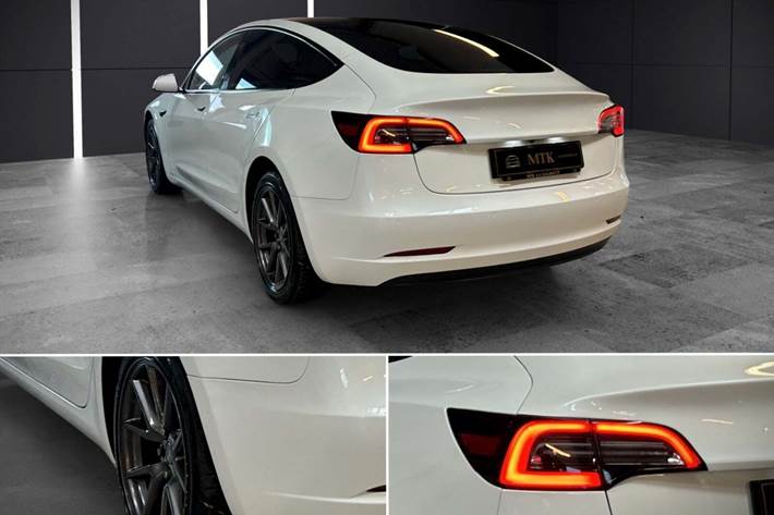 Hvid Tesla Model 3 fra 2021