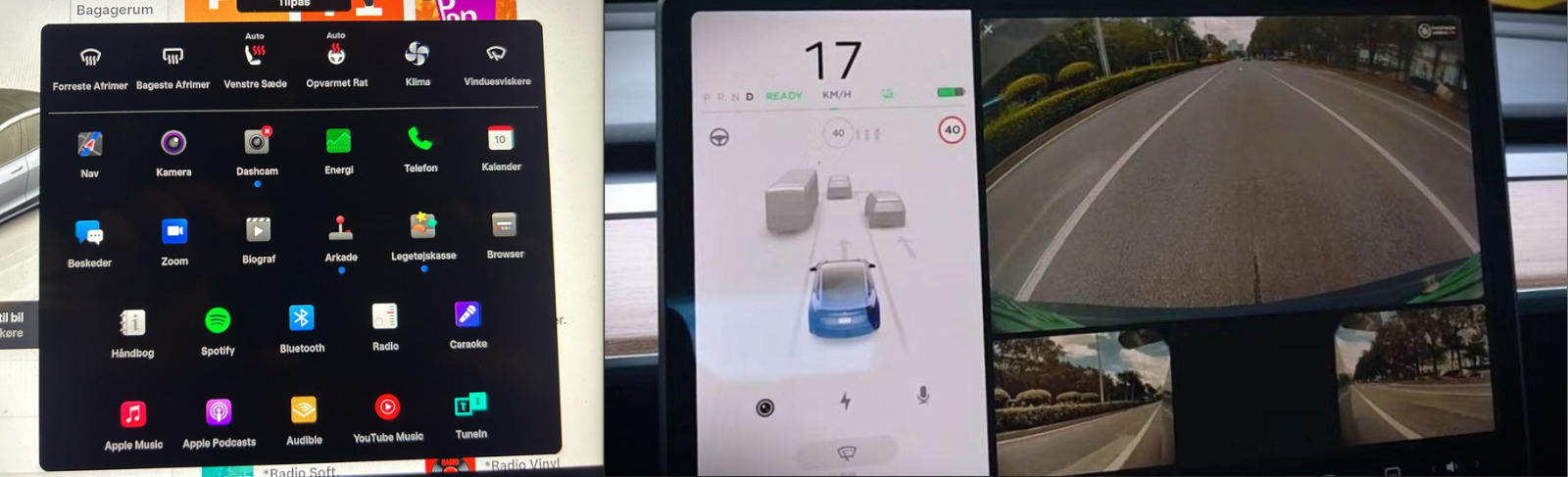 Hvid Tesla Model 3 fra 2021