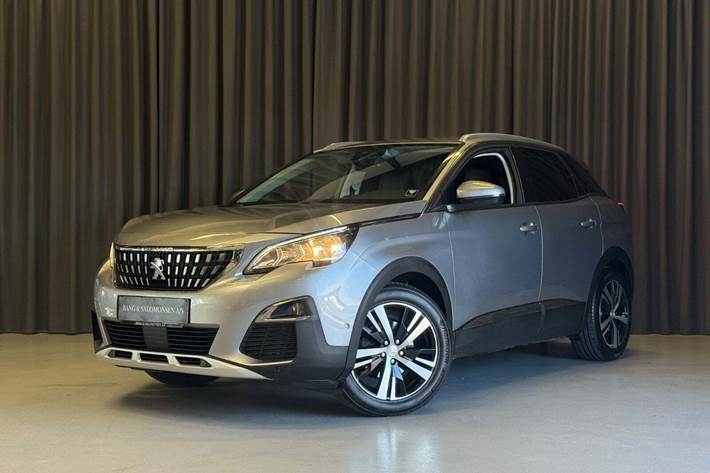 Grå Peugeot 3008 fra 2017