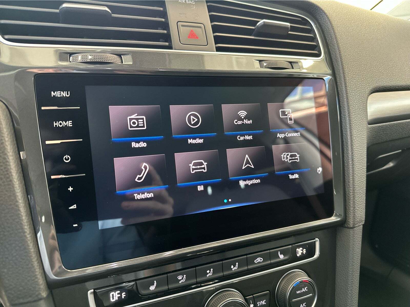 Hvid VW e-Golf VII fra 2019