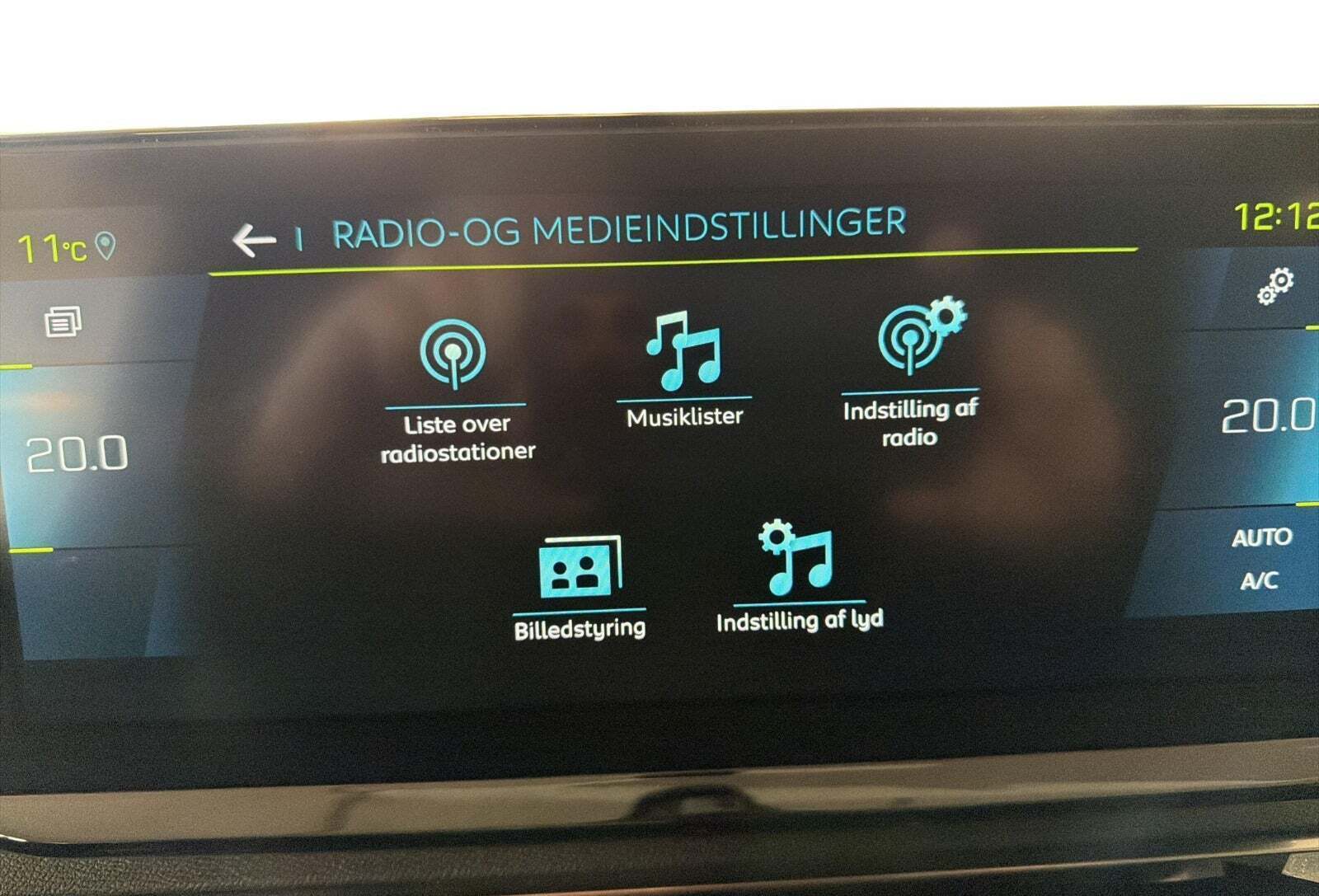 Grå Peugeot 3008 fra 2020