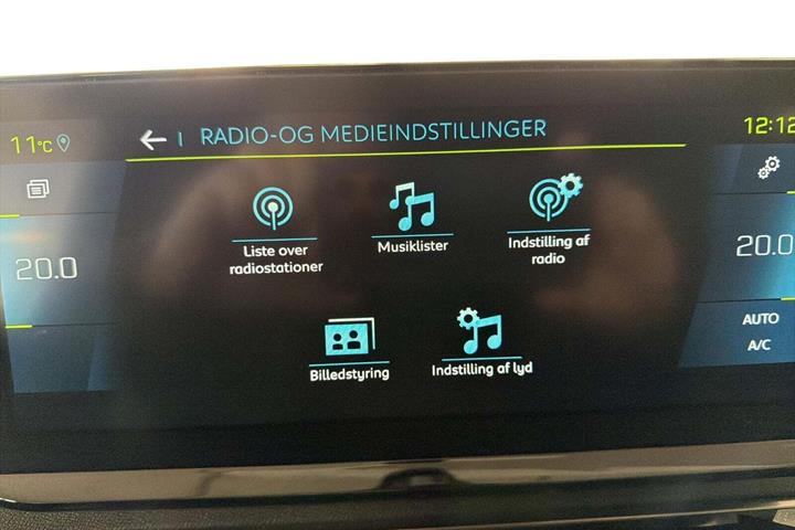 Grå Peugeot 3008 fra 2020