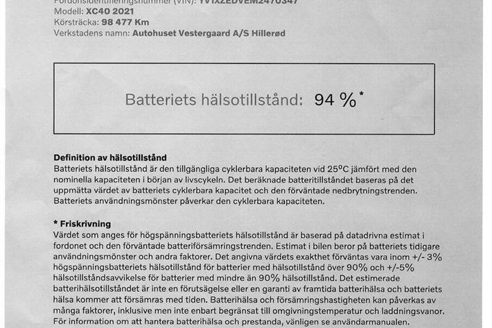 Sort Volvo XC40 fra 2021