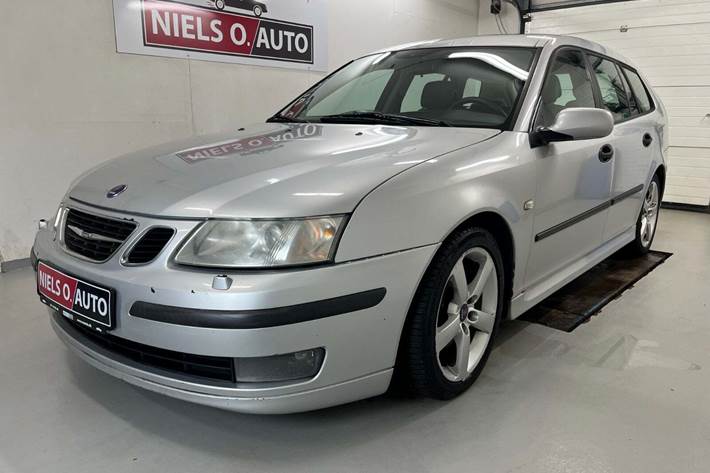 Sølv Saab 9-3 fra 2006
