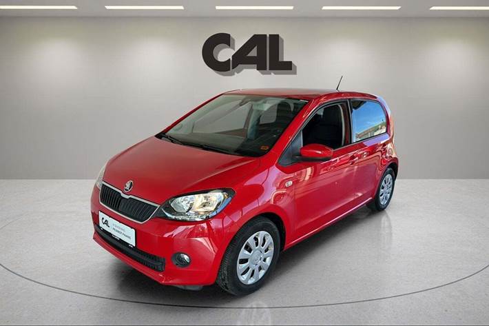 Rød Skoda Citigo fra 2017