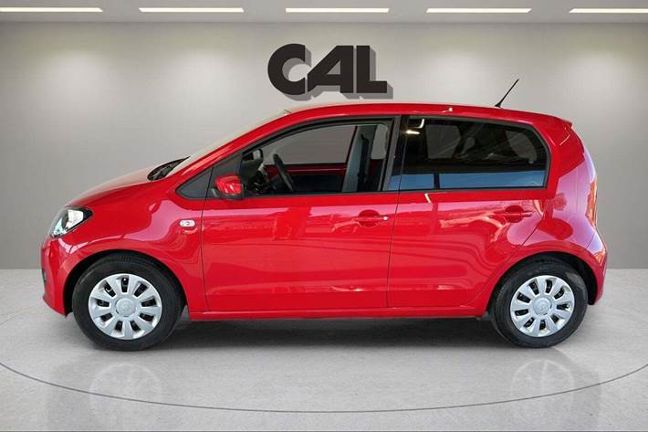 Rød Skoda Citigo fra 2017