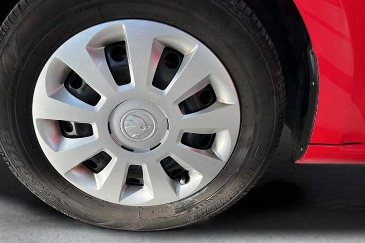 Rød Skoda Citigo fra 2017