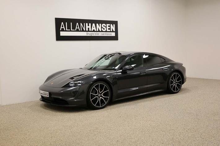 Grå Porsche Taycan fra 2022
