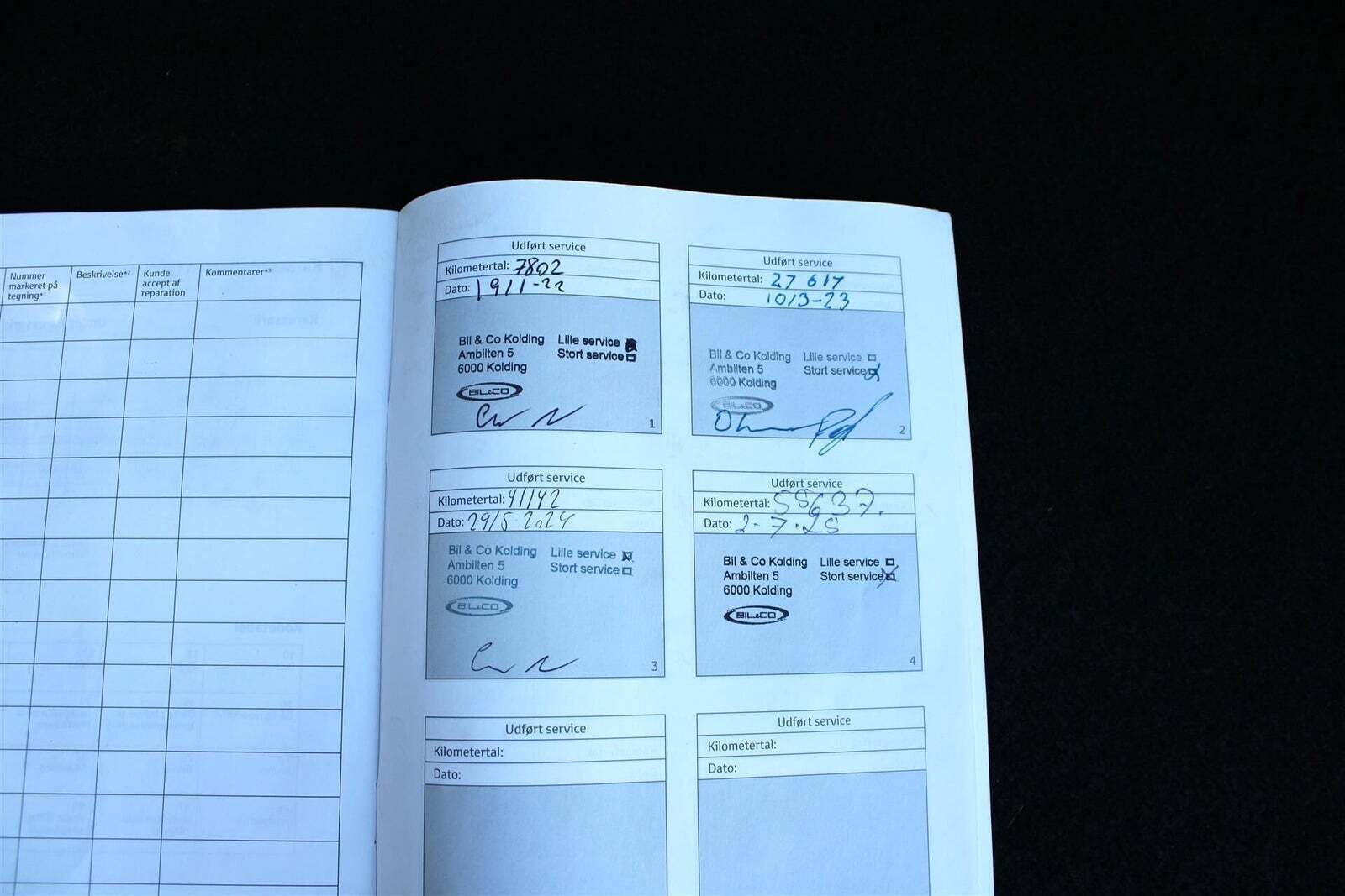 Hvid Toyota Yaris fra 2020