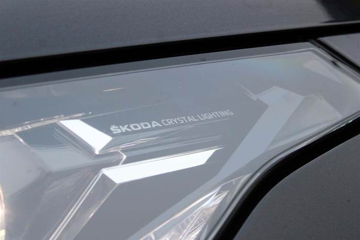 Sort Skoda Enyaq fra 2022