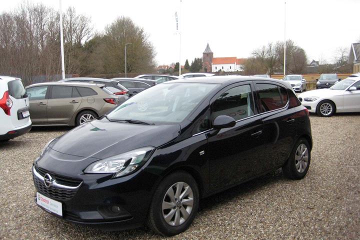 Blå Opel Corsa fra 2019