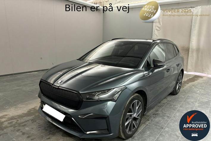 Grå Skoda Enyaq fra 2022