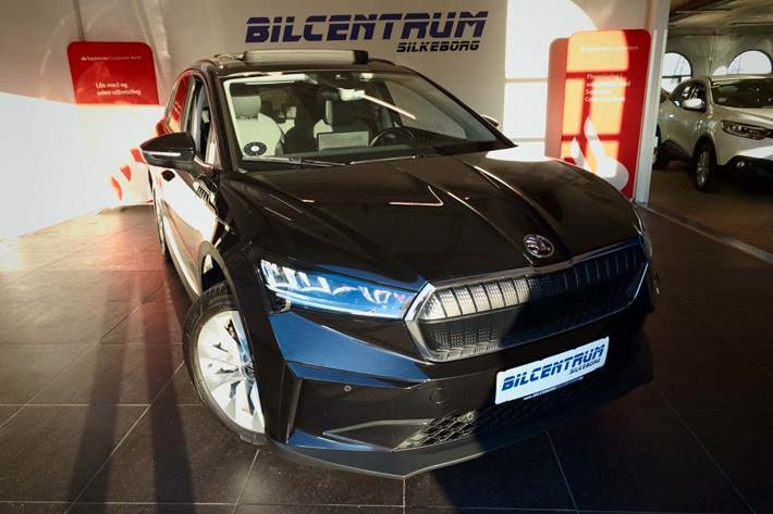 Sort Skoda Enyaq fra 2022
