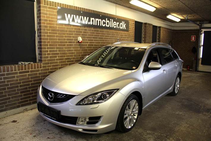 Sølv Mazda 6 fra 2008