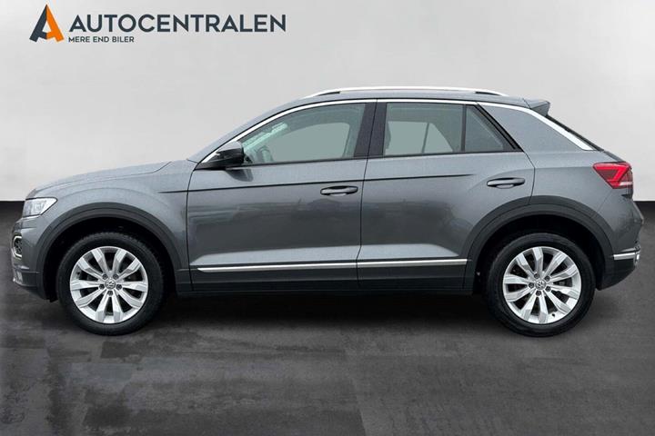 Grå VW T-Roc fra 2020