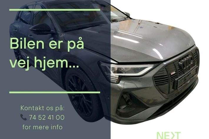 Grå Audi e-tron fra 2023
