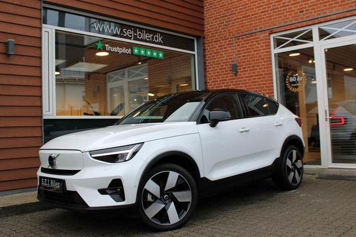 Hvid Volvo C40 fra 2022