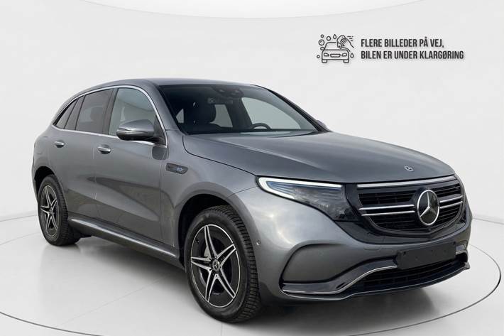 Grå Mercedes EQC400 fra 2021