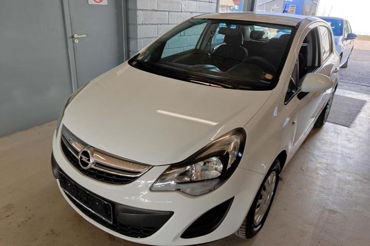 Gul Opel Corsa fra 2015