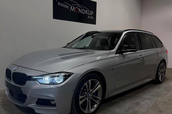 Sølv BMW 330d fra 2018
