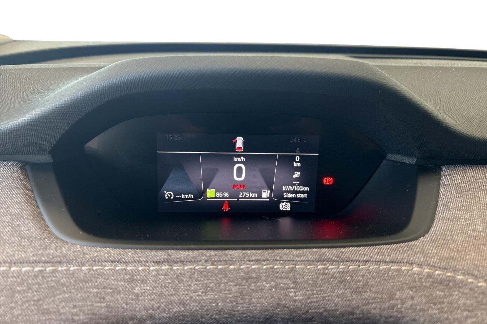 Sort Skoda Enyaq fra 2021