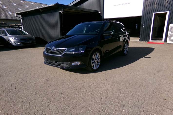 Sort Skoda Fabia fra 2018