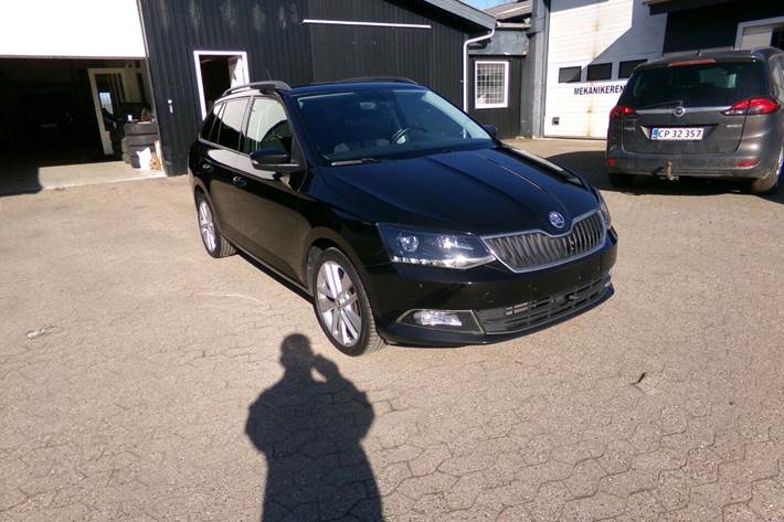 Sort Skoda Fabia fra 2018