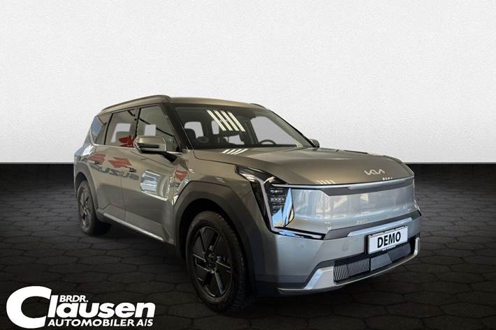 Grå Kia EV9 fra 2026 set udefra