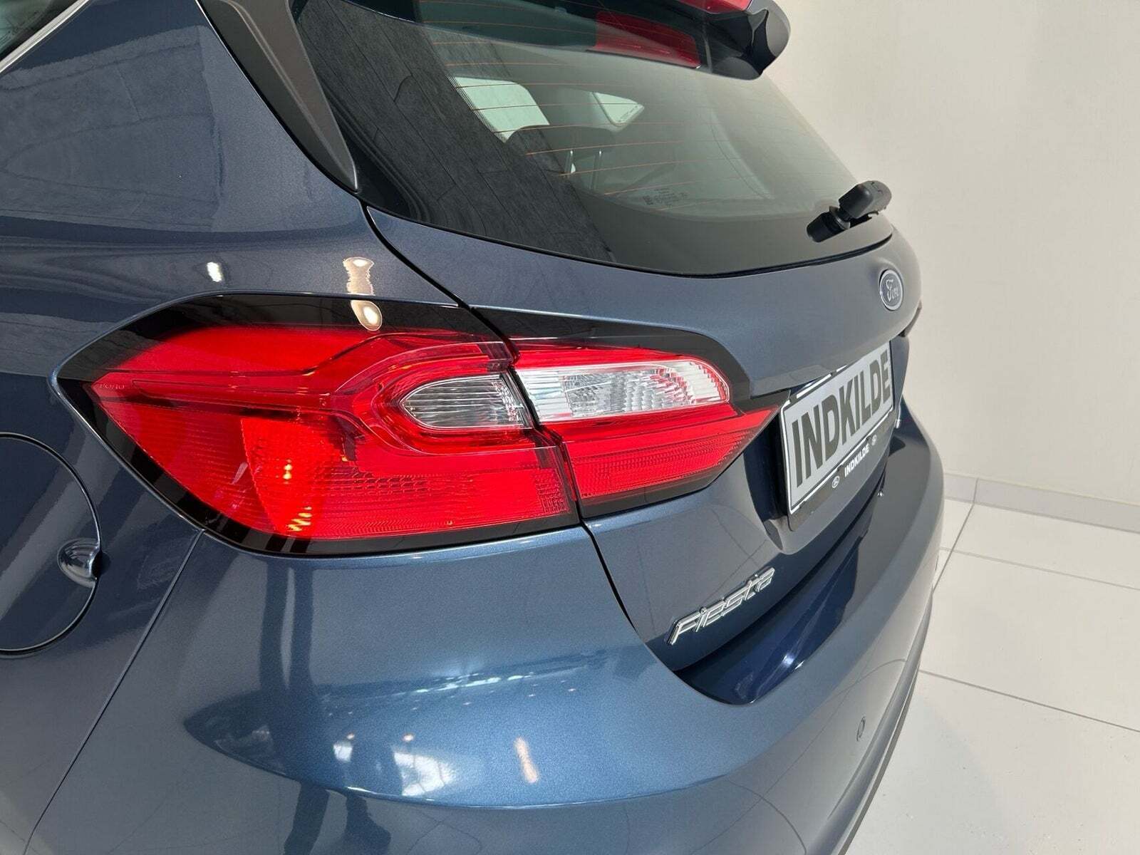 Blå Ford Fiesta fra 2023