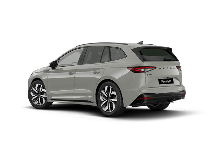Grå Skoda Enyaq fra 2026