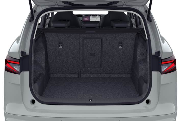 Grå Skoda Enyaq fra 2026