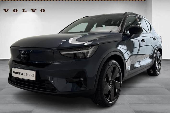 Blå Volvo EX40 fra 2026