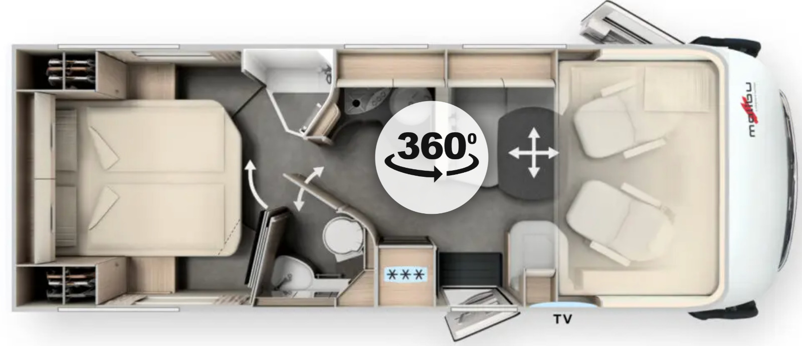 Fiat Carthago 2,2 Malibu I 500 QB aut.