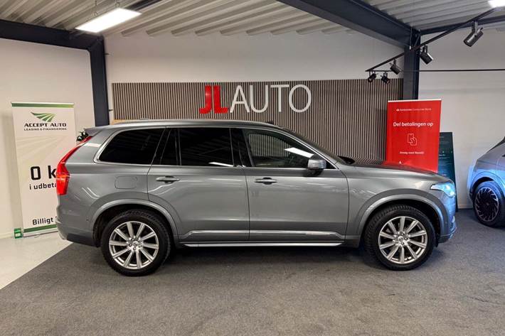 Sølv Volvo XC90 fra 2016