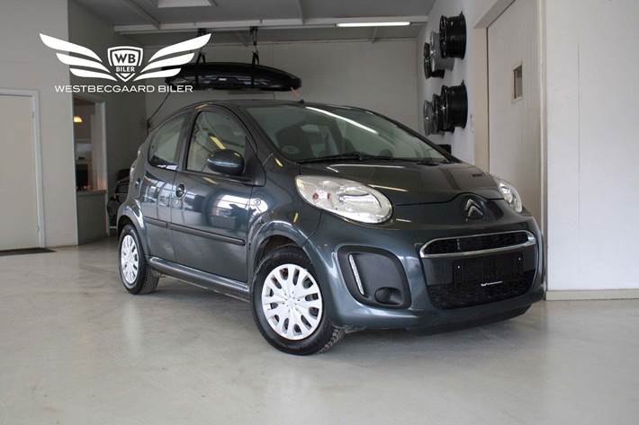 Grå Citroën C1 fra 2014 set udefra