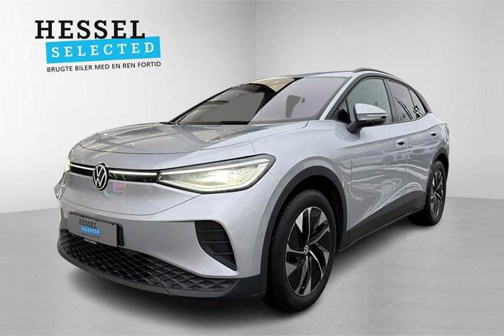 Sølv VW ID.4 fra 2024 set udefra