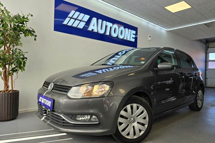 Grå VW Polo fra 2015