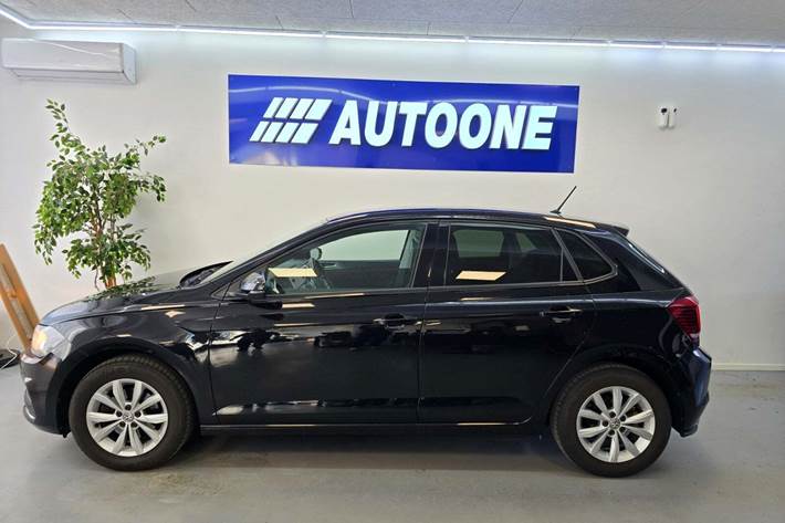 Sort VW Polo fra 2018