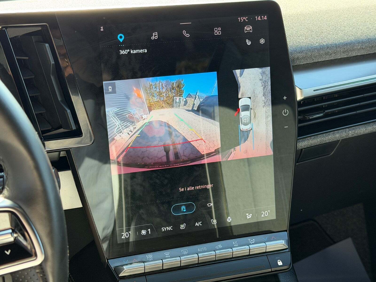 Grå Renault Megane E-Tech fra 2022