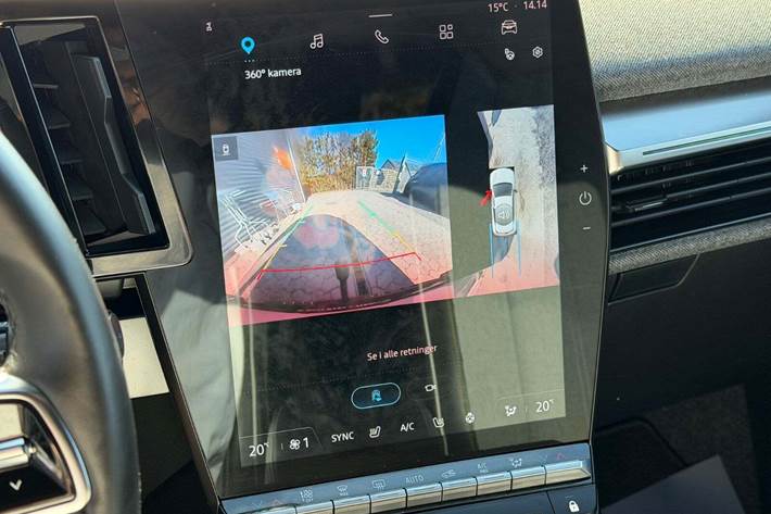 Grå Renault Megane E-Tech fra 2022