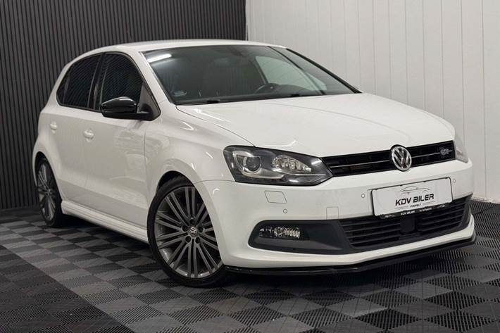 Hvid VW Polo fra 2017