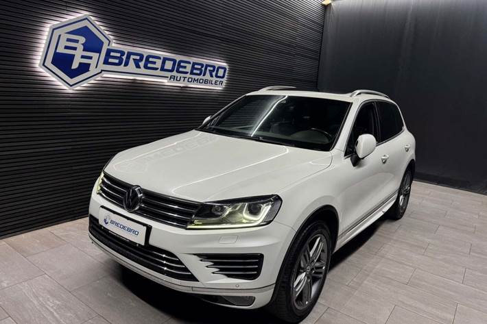 Hvid VW Touareg fra 2015