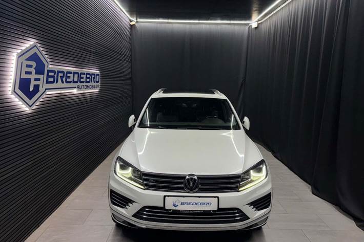 Hvid VW Touareg fra 2015