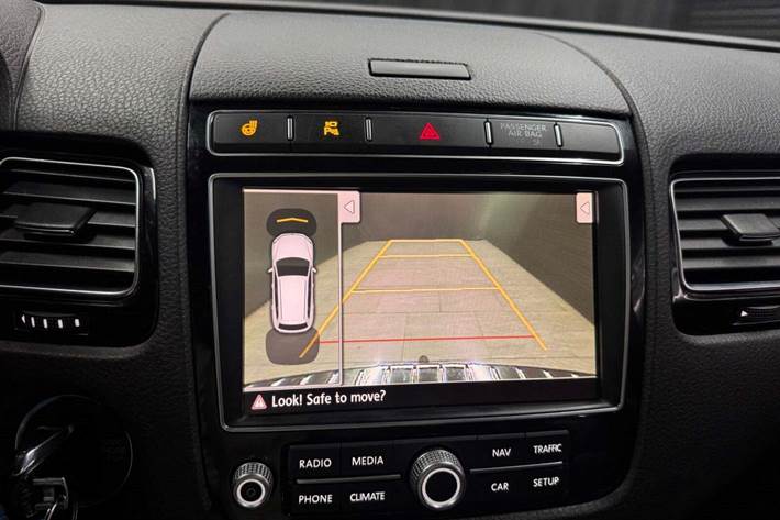 Hvid VW Touareg fra 2015