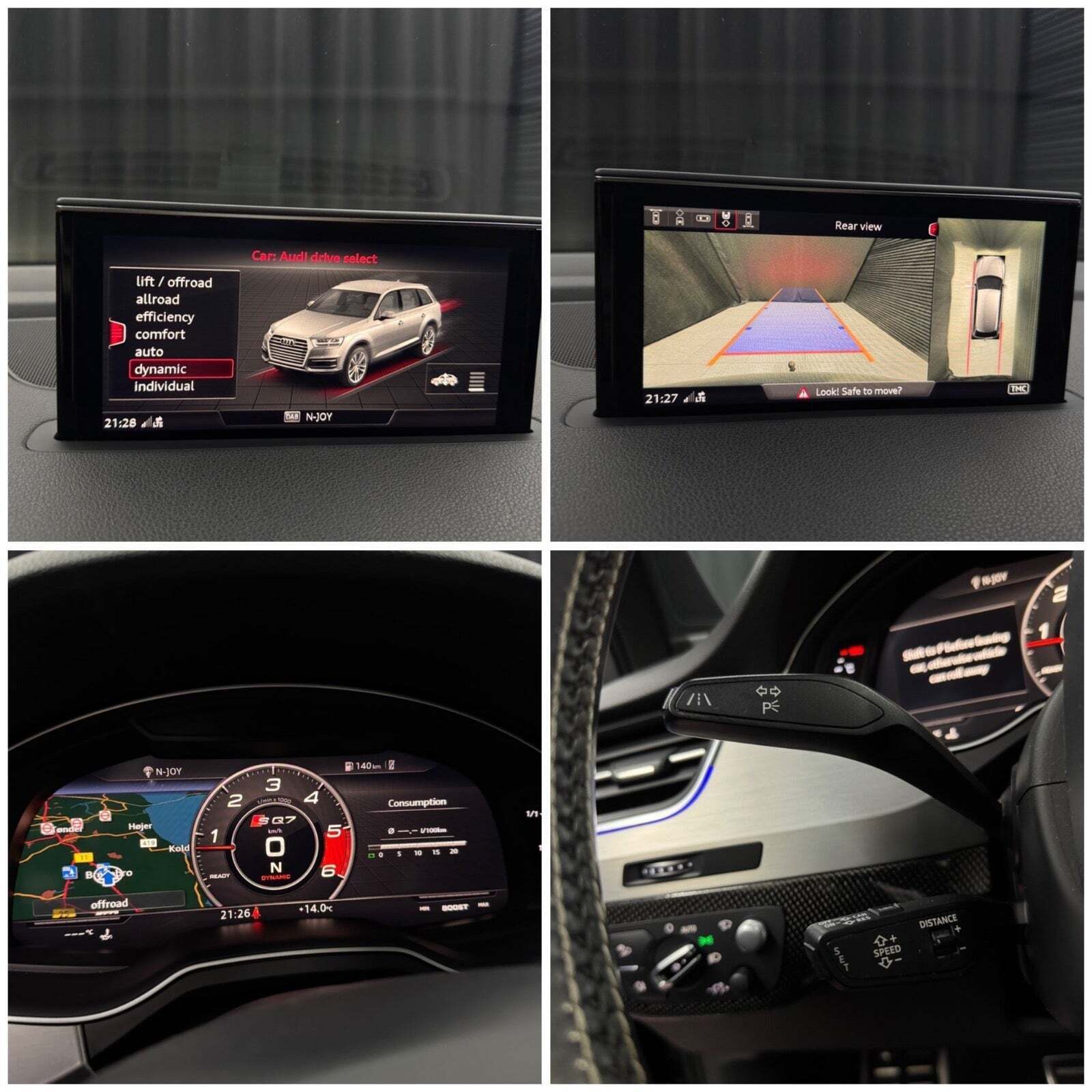 Grå Audi SQ7 fra 2016