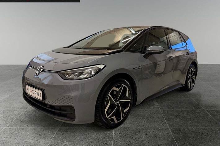 Grå VW ID.3 fra 2022 set udefra