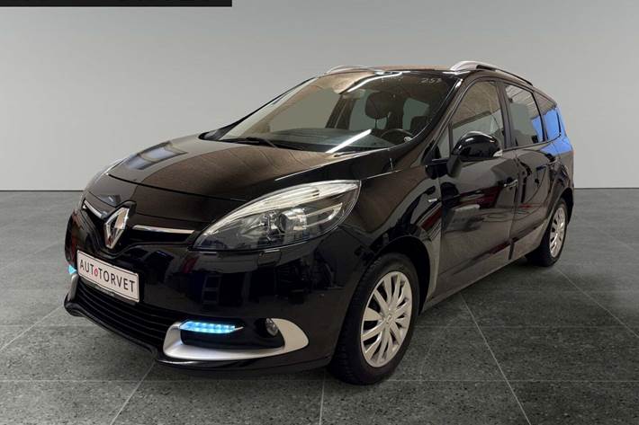 Sort Renault Grand Scenic III fra 2016 set udefra