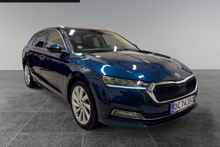 Grøn Skoda Octavia fra 2021