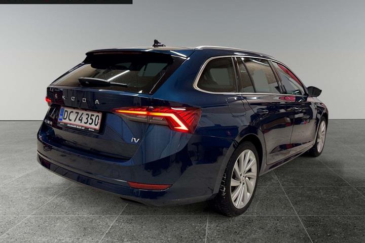 Grøn Skoda Octavia fra 2021